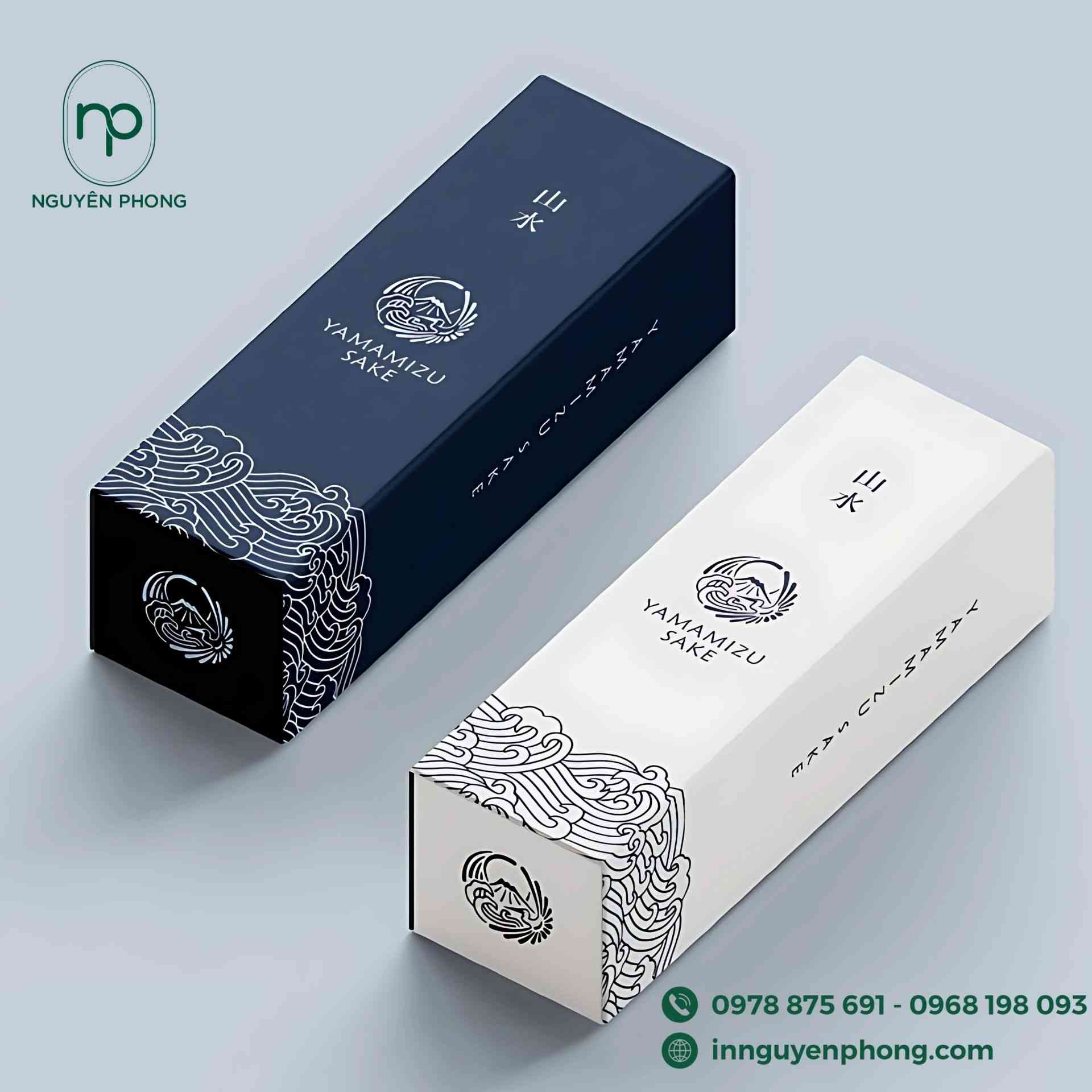Bảng màu in trên hộp đựng công nghệ